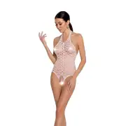 Комбинезон сетка белый