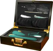 Набор Knight Jenay Pandora Box: вакуумный вибратор, вибратор с камерой, виброяйцо, щекоталка, лента photo 1