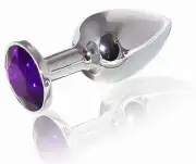 Анальные пробки серебристый