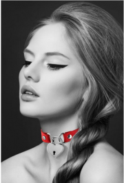 Кляпы, ошейники красный