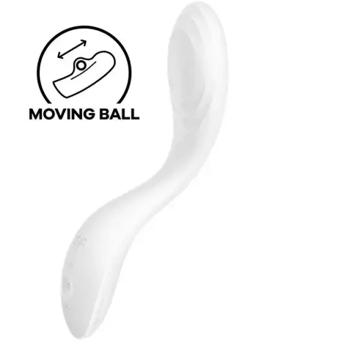 Вибратор с жемчужной стимуляцией точки G Satisfyer Rrrolling Pleasure White photo 1