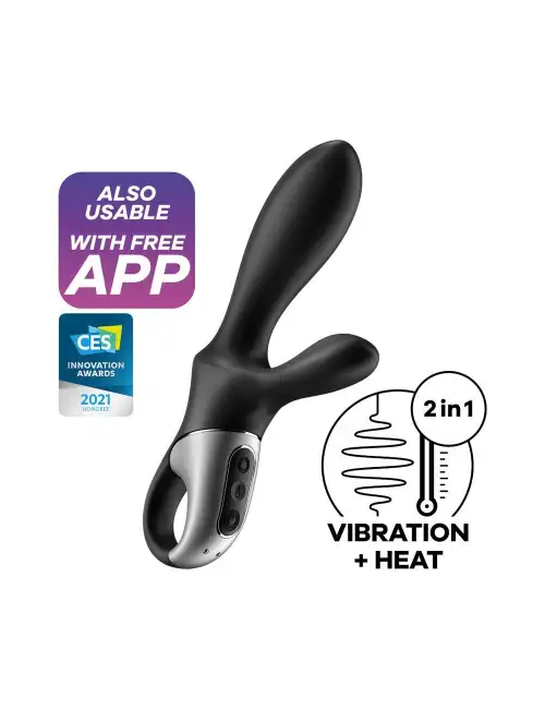 Универсальный смарт вибратор с подогревом Satisfyer Heat Climax + photo 1