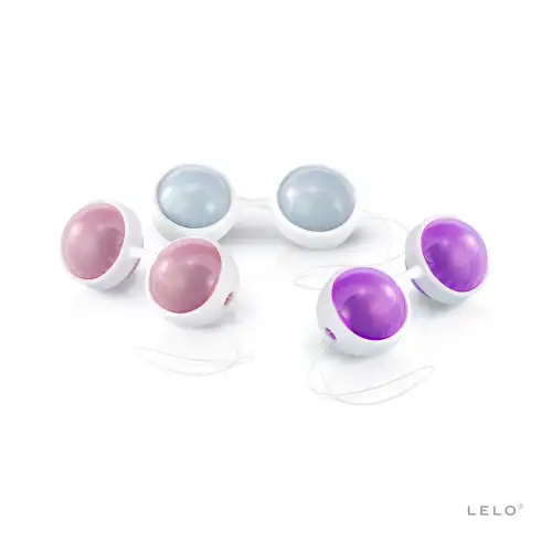 Набор вагинальных шариков LELO Beads Plus, диаметр 3,5 см, изменяемая нагрузка, 2х28, 2х37 и 2х60 г photo 1