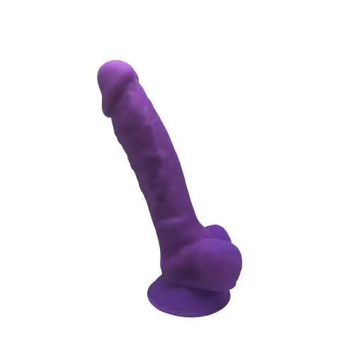 Фаллоимитатор SilexD Johnny Purple (MODEL 1 size 7in), двухслойный, силикон+Silexpan, диаметр 3,8 см photo 1