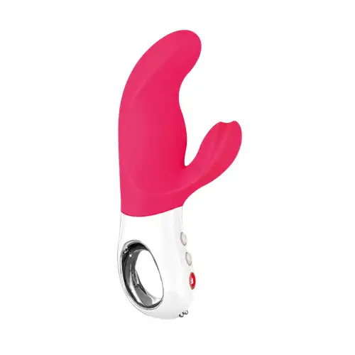 Вибратор-кролик Fun Factory MISS BI pink/white, 2 независимых мотора, диаметр 4,2 см photo 1