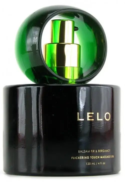 Массажное масло LELO с частицами золота