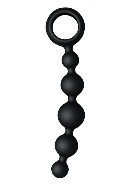 Анальные бусы Joyballs Anal Wave Short, черные photo 1