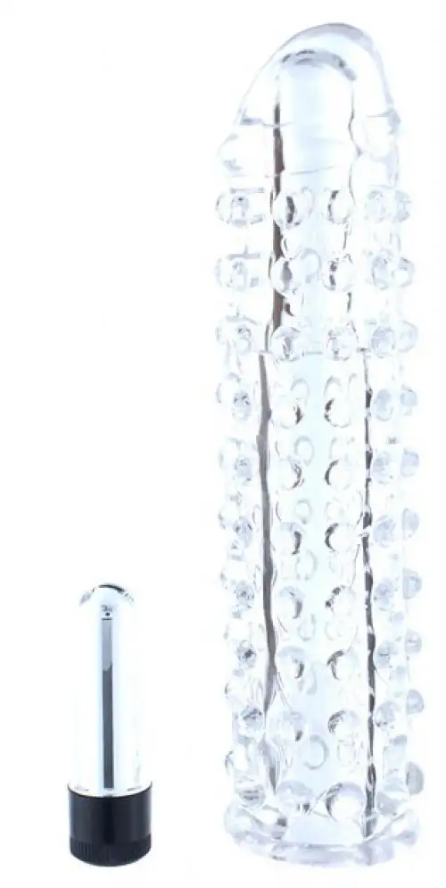 Эрекционная насадка VIBROPENIS SLEEVE CLEAR photo 1