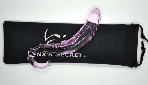 Стеклянный фаллоимитатор розовый photo 1