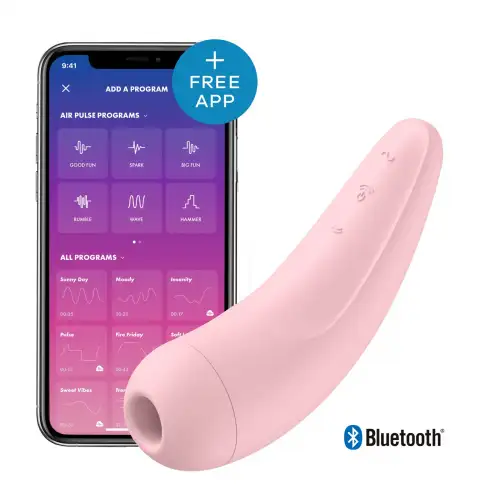 Вакуумный клиторальный стимулятор Satisfyer Curvy 2+ Pink photo 1