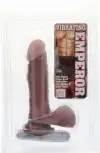 Вибратор THE EMPEROR 6 INCH VIBRATING BROWN photo 4
