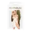 Бэби-долл с ажурным браллетом и высоким разрезом Penthouse - Sweet Beast White M/L photo 3