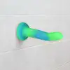 Светящийся в темноте фаллоимитатор ADDICTION Rave 8″ Glow in the Dark Dildo Blue Green, 20,3 см photo 6