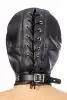 Капюшон для БДСМ Fetish Tentation Closed BDSM hood in leatherette photo 2