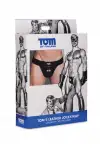 Tom of Finland Leather Jock Strap - трусы мужские photo 4