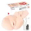 Мастурбатор-полуторс Kokos Samanda 2WayPlus с вибрацией и массажем, два входа: вагина и попка photo 6