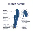 Вибратор-кролик Satisfyer Spinning Rabbit 1 Blue photo 7
