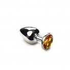 Анальная пробка sLash Silver Citrine, S photo 1