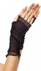 Перчатки открытые FINGERLESS FISHNET GLOVES  photo 1