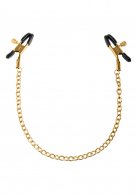 Зажимы для сосков Ff Gold Nipple Chain Clamps photo 1