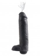 Фаллоимитатор с эякуляцией Kc 11 Inch Squirting Cock Black photo 1