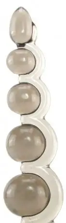 Анальная цепочка BASIC ESSENTIALS BEADED PROBE IN SMOKE photo 2