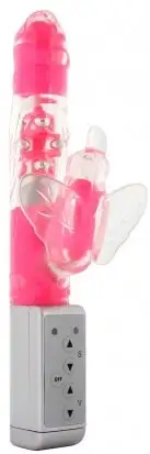 Вибратор компьютерный TOY JOY FUNKY BUTTERFLY PINK photo 1