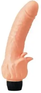 Вибратор VINYL P-SHAPE VIBRATOR FLESH PENETRATING photo 1