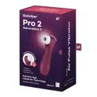 Вакуумный клиторальный стимулятор Satisfyer Pro 2 Generation 3 with Liquid Air Connect App Wine Red photo 6