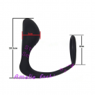 Силиконовый массажер простаты, цвет черный photo 3