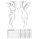 Корсет с открытой грудью DIABOLINA CORSET black L/XL - Passion, пажи, трусики, полупрозрачный photo 5