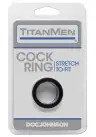 Эрекционное кольцо Doc Johnson Titanmen Tools - Cock Ring - Black photo 2