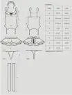 Эротический костюм горничной с юбкой Obsessive Housemaid 5 pcs costume S/M, black, топ, юбка, стринг photo 5