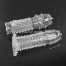 Силиконовая многоразовая насадка на пенис photo 3