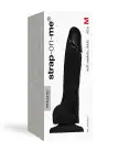 Реалистичный фаллоимитатор Strap-On-Me SOFT REALISTIC DILDO Black - Size M photo 3