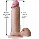 Фаллоимитатор Doc Johnson The Realistic Cock 6 inch White photo 2