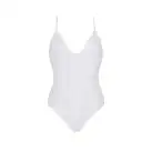 Боди с ажурным декором и открытым шагом Ursula Body white XXL/XXXL — Passion photo 3