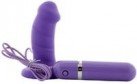 Вибромассажер PURRFECT SILICONE 10FUNCTION PLUG, фиолетовый photo 1