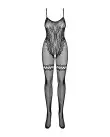 Бодистокинг Obsessive Bodystocking F213 S/M/L, имитация кружевного боди и резинки для чулок photo 5