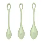 Набор йони бусин Satisfyer Yoni Power 2 Light Green, диаметр 2-2,5-3см, вес 22-44-73гр photo 4