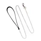 Поводок на цепочке из натуральной кожи Art of Sex - Leash, Черный photo 2