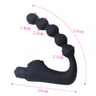 Анальный массажер с пупырышками, силикон  photo 2