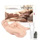 Мастурбатор лялька Kokos Victoria 2WayPlus з функцією масажу та вібрацією photo 8