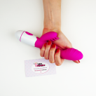 Вибратор Кролик Desirable Lover с пупырышками, 21,2смХ2,8см photo 6