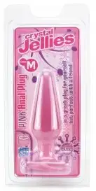 Анальная пробка BUTT PLUG PINK JELLY MEDIUM photo 6